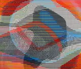 Untitled #3 by Jonathan Syme, acrylic on canvas, sold Sep 2020