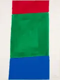 Thunder by Jack Bush, 1965, gouache on Arches satin paper, sold Sep 2020