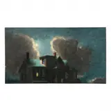 House at the Beach, Arlington by Hobson Pittman, Oil on canvas (lined), sold Jun 2023