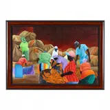 Tobacco for Market by Ivey Hayes, Acrylic on canvas, sold Jun 2023