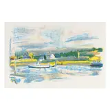 Martha's Vineyard by Wolf Kahn, Lithograph in colors, sold Jun 2023
