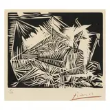Le Pigeonneau by Pablo Picasso, Linocut, sold Jun 2023