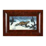Crow Fight by Andrew Weissman, Oil on canvas, sold Jun 2023