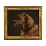 Landseer's Scotch Deerhound by William Mitchell of Maryport, Oil on canvas, sold Jun 2023