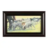 Back to the Kennels by Beverly Wende, Oil on linen, sold Jun 2023