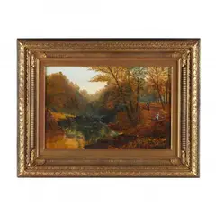 Near Stanton, Cumberland by Henry Thomas Dawson, Oil on canvas, sold May 2023