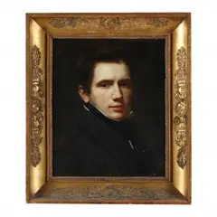 Portrait of a Man by George Patten, Oil on canvas, sold May 2023