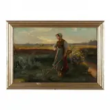 Last Rays by Rudolph Jelinek, Oil on canvas, sold May 2023