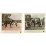 Top Flight / Equipoise (Two Works) by Franklin Brooke Voss, Each a hand-colored aquatint, sold May 2023