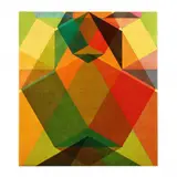 Chartreuse Labyrinth by John Hiigli, Oil on canvas, sold May 2023