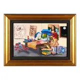 Da Vinci by Michael Godard, Giclée print on canvas, sold May 2023