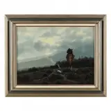 The Vision Seeker by Heinie Hartwig, Oil on Masonite, sold May 2023