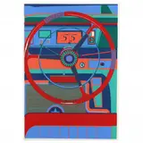 Drive 55 by Amy C. Moore, Serigraph in colors, sold May 2023