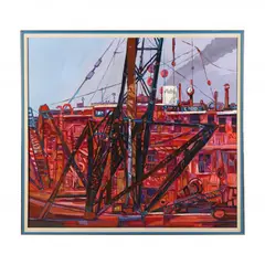 Scrod II, A Dredger by John Black, Oil on canvas, sold May 2023
