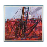 Scrod II, A Dredger by John Black, Oil on canvas, sold May 2023