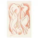 The Bathers by Alexander Archipenko, Lithograph in colors, sold Apr 2023