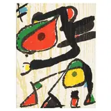 Miro Graveur V by Joan Miró, Woodcut in colors, sold Apr 2023