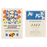 Henri Matisse: Jazz / The Sculpture of Matisse (Two Works) by Henri Matisse, Each a lithograph in colors, sold Apr 2023