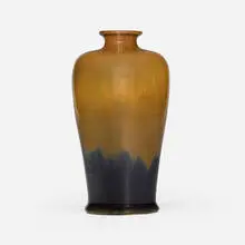Vase by Charles Fergus Binns, 1927, glazed stoneware, sold Feb 2026