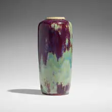Vase by Adelaide Robineau for University City, c. 1910-11, glazed porcelain, sold Feb 2026