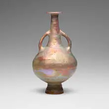 Tall vase by Beatrice Wood, c. 1980, lustre-glazed earthenware, sold Jan 2026