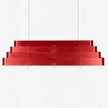 Ceiling lamp by Lumetta, c. 1990, enameled aluminum, anodized aluminum, sold Aug 2022