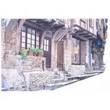 Vannes by Stan Beckman, watercolor on hardboard, sold Sep 2024