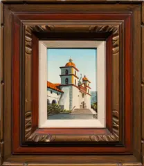 Untitled by Eugene Schmidt, oil on canvas, sold Sep 2024