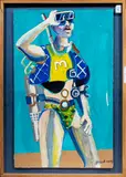 Deep Dive by Marc Foster Grant, 2005, acrylic on Arches paper, sold Sep 2024