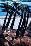 Untitled by Wolff Buchholz, Etching 11"x8" Image 19.5"x13.5" Sheet. Loose, sold May 2026