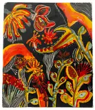 Attributed by Irene Zevon, Mixed Media on Paper, sold Jan 2026