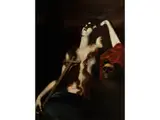 Die Trauernde Maria Magdalena by Italienischer Caravaggist des ausgehenden, oil on canvas, offered Jul 2016