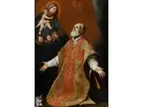 Vision des Heiligen Philipp Neri by Guido Reni, oil on canvas, sold Apr 2016