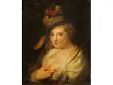 Brust by Paulus Moreelse, oil, sold Apr 2018