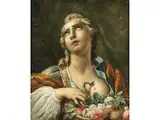 Der Selbstmord der Cleopatra by Giuseppe Valeriani, oil on canvas, offered Dec 2025