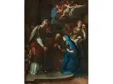 Die Vermählung Mariens by Livio Mehus, oil on canvas, offered Sep 2018
