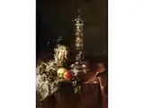 Prunkstillleben by Ludwig Adam Kuntz, oil on canvas, sold Mar 2026