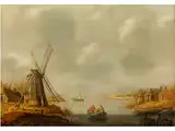 Ländliche Polderlandschaft by Maerten Fransz van der Hulst, oil on panel, offered Dec 2016