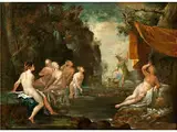 Diana und Aktaeon by Abraham van Cuylenborch, oil on canvas, offered Dec 2015