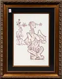 Untitled by Alexandra Nechita, 2004, etching with aquatint, sold Sep 2024