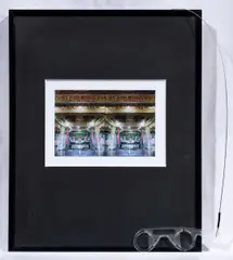 Buddhist Temple by Alan Rath, photograph and 3D glasses, sold Sep 2024