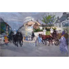 Untitled by Antal Berkes, oil on canvas, sold Oct 2024