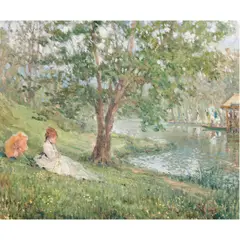 Untitled by Alan Maley, oil on canvas, sold Oct 2024