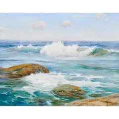 Untitled by Angel Espoy, oil on canvas, sold Oct 2024