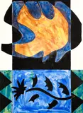 Untitled by Byron Gardner, Watercolor & Ink on Paper 24''x18'' Sheet. Loose, sold May 2026