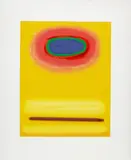 Abstract Composition by Anne Sager, Lithograph in Colors on Paper, sold Jan 2026
