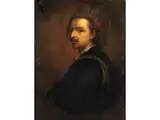 Portrait des Anthony van Dyck by Anthonius van Dyck, oil on panel, sold Mar 2024