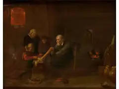 Der Medicus by Egbert van Heemskerck d. Ä., oil on panel, offered Sep 2019