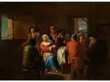 In der Wirtsstube by David Teniers d.J., oil on canvas, offered Dec 2015