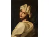 Portrait der Beatrice Cenci (1571 – 1599) by Guido Reni, oil on canvas, sold Mar 2025